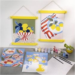 Hobbyset Kleuren, Schilderen volgens cijfers, acrylverf, 1 doos