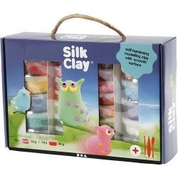 Silk Clay® Set, diverse kleuren, 1 set