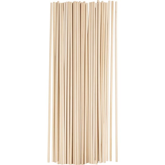 Bloemstokken, L: 60 cm, d 8 mm, 50 stuk/ 1 doos