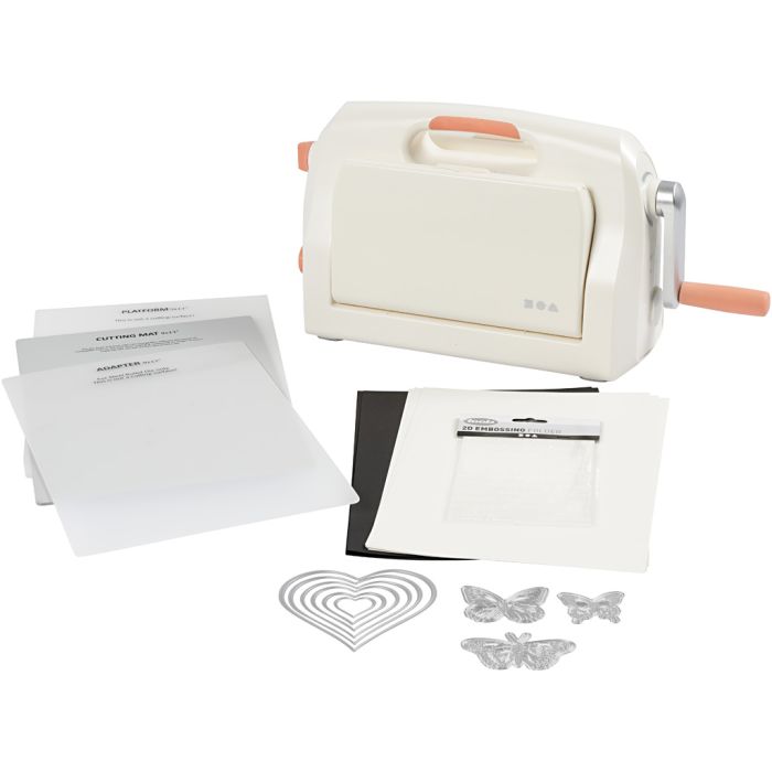 Stans- en embossingmachine Starterset, A4, vel 210x297 mm, 1 set