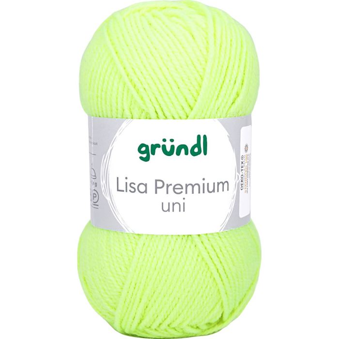 needle 3-3,5, neon geel, 50 gr/ 1 bol