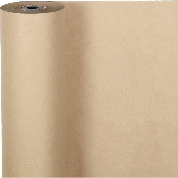 Cadeaupapier, B: 50 cm, 70 gr, naturel, 100 m/ 1 rol