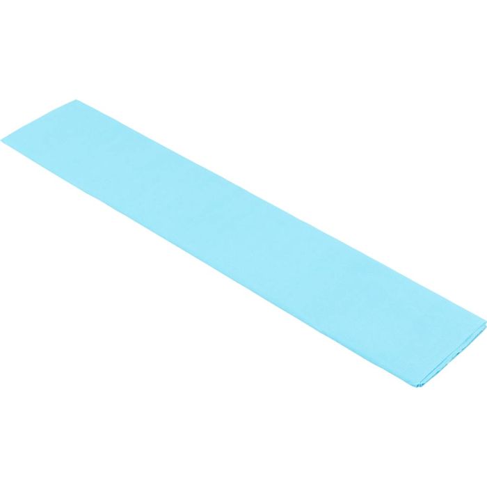 Crepepapier, vel 50x250 cm, 22 gr, lichtblauw, 1 vouw/ 1 doos