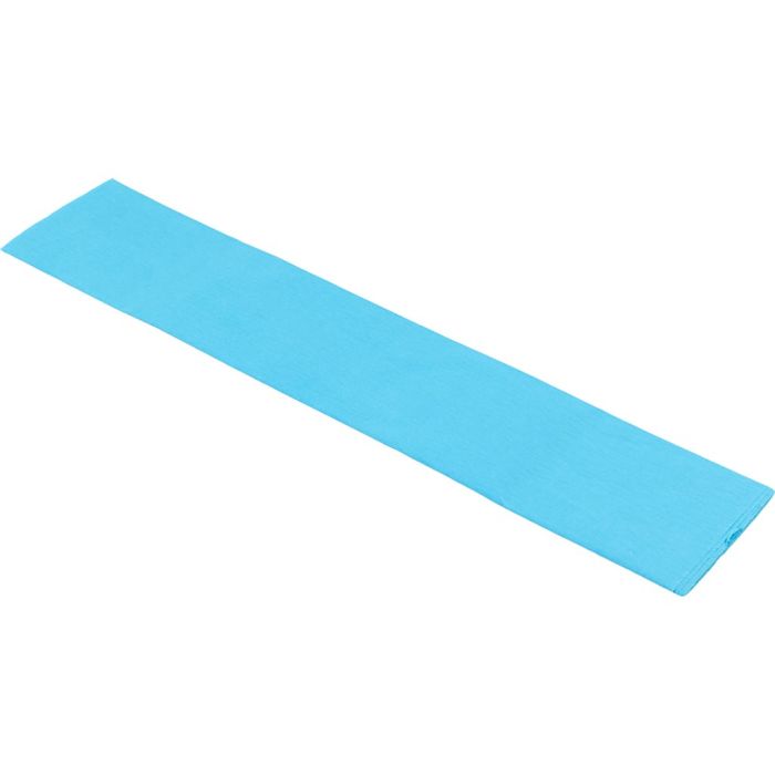 Crepepapier, vel 50x250 cm, 22 gr, turquoise, 1 vouw/ 1 doos