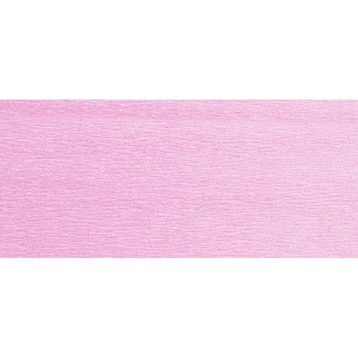 Crepepapier, vel 50x250 cm, 22 gr, roze, 1 vouw/ 1 doos
