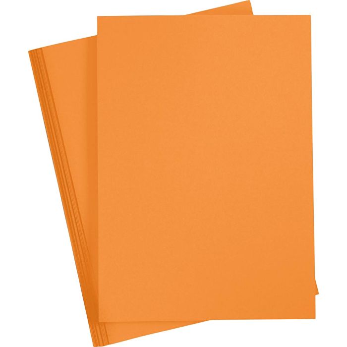 Karton, A3, 180 gr, oranje, 25 vel/ 1 doos