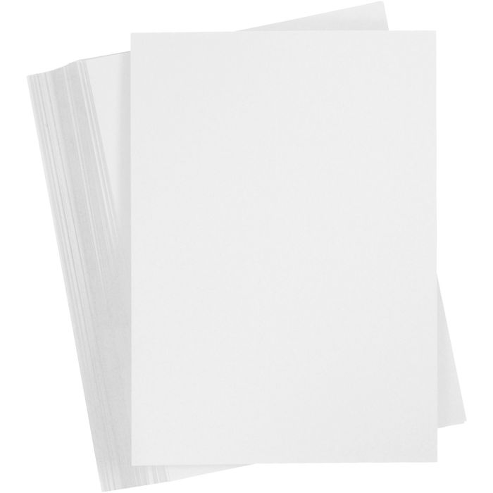 Karton, A5, vel 148x210 mm, 250 gr, wit, 100 vel/ 1 doos