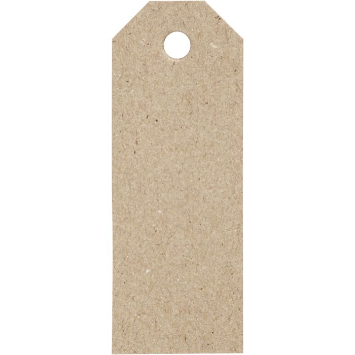 Manilla-labels, afm 3x8 cm, 220 gr, naturel, 20 stuk/ 1 doos