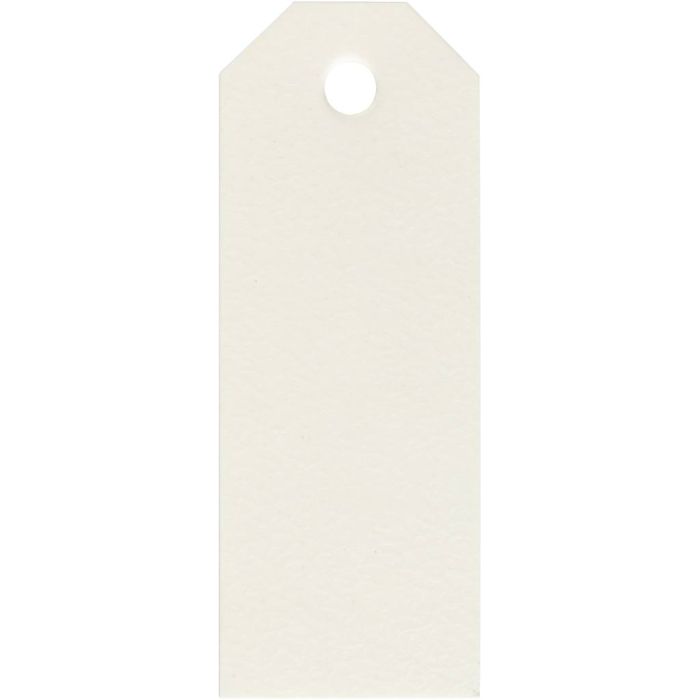 Manilla-labels, afm 3x8 cm, 220 gr, off-white, 20 stuk/ 1 doos