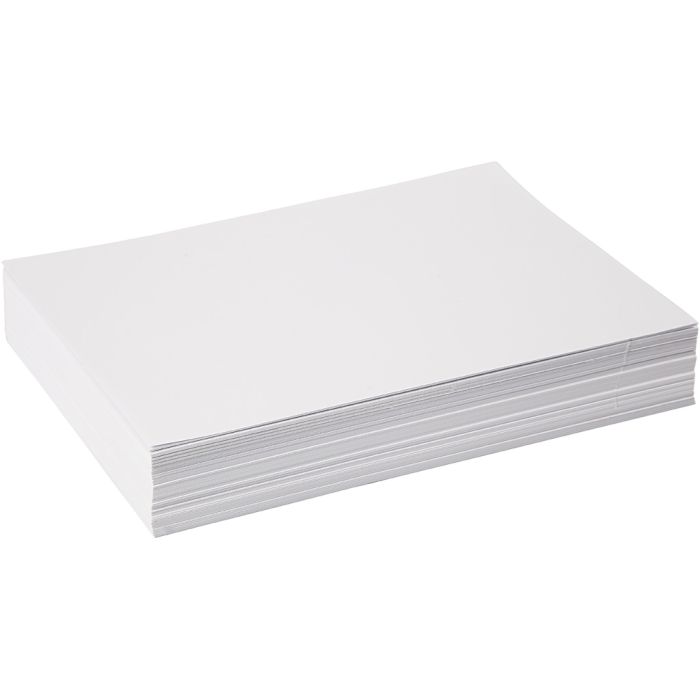 Tekenpapier, A4, vel 210x297 mm, 160 gr, wit, 250 vel/ 1 doos