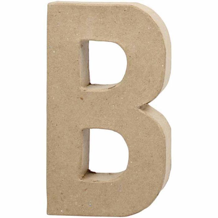 Letter, B, H: 20,5 cm, B: 11,5 cm, dikte 2,5 cm, 1 stuk