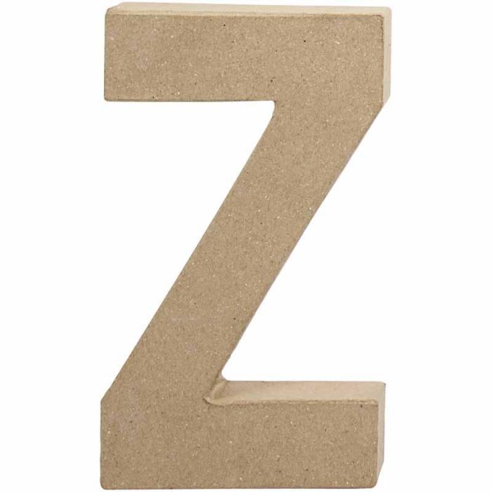 Letter, Z, H: 20,2 cm, B: 11,2 cm, dikte 2,5 cm, 1 stuk