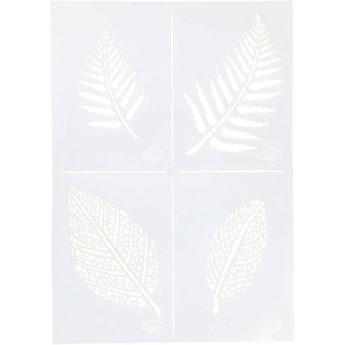 Flexibel sjabloon, bladeren, A4, vel 210x297 mm, 1 stuk