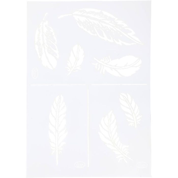 Flexibel sjabloon, veren, A4, vel 210x297 mm, 1 stuk