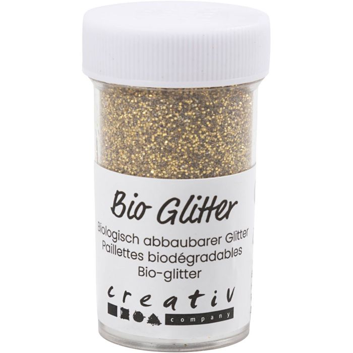 Bio Sparkles, goud, 27 ml, 15 gr/ 1 Doosje