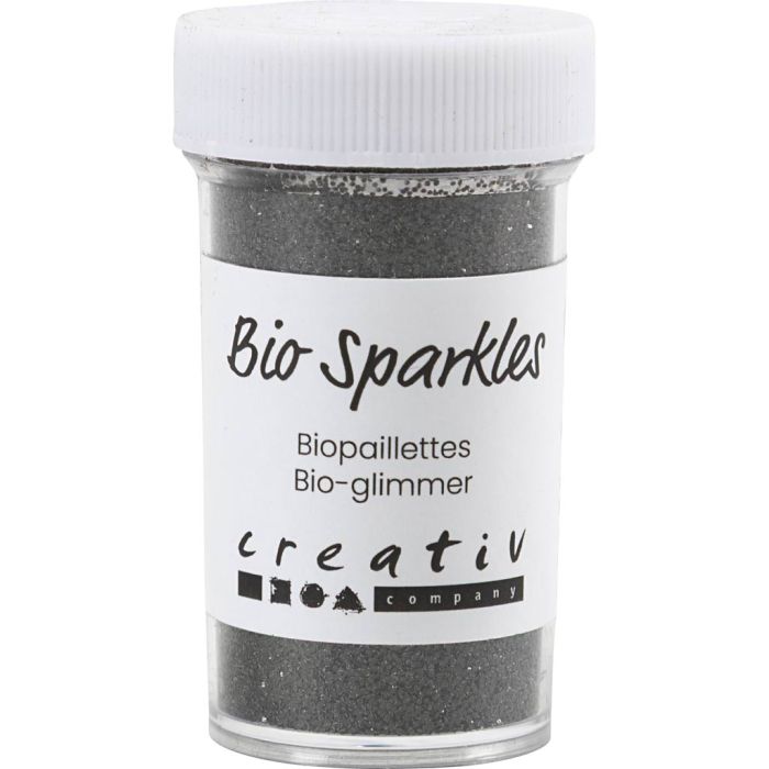 Bio Sparkles, zwart, 27 ml, 15 gr/ 1 Doosje