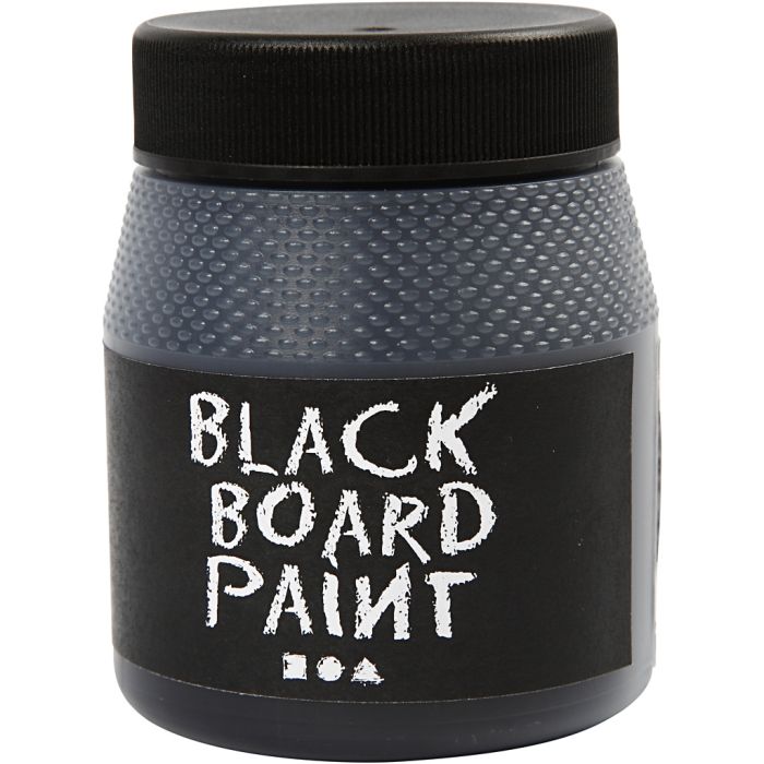 Schoolbordverf, zwart, 250 ml/ 1 doos