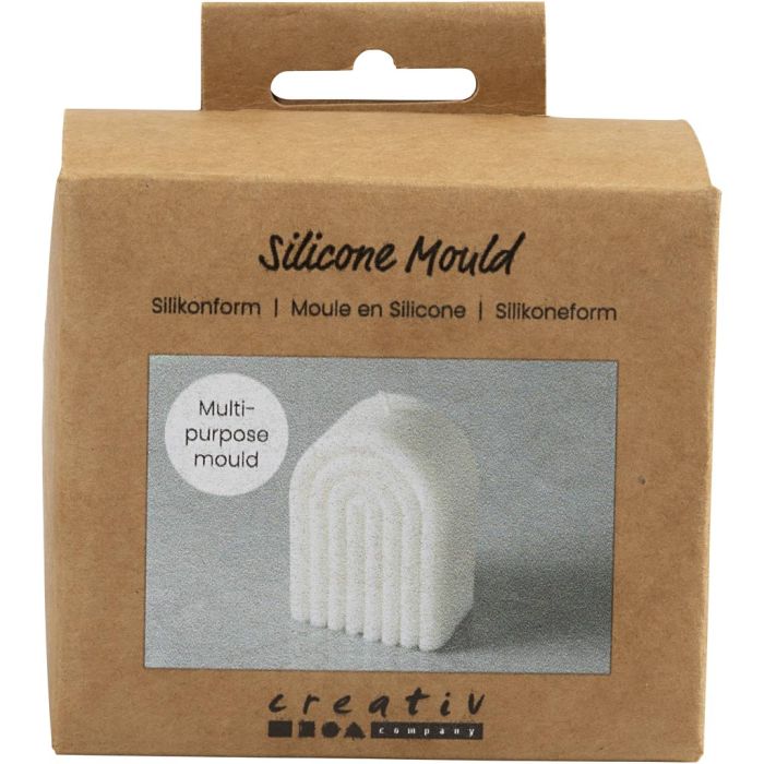 Siliconen Vorm, Boog, H: 8 cm, d 4 cm, B: 5,5 cm, 1 stuk/ 1 doos
