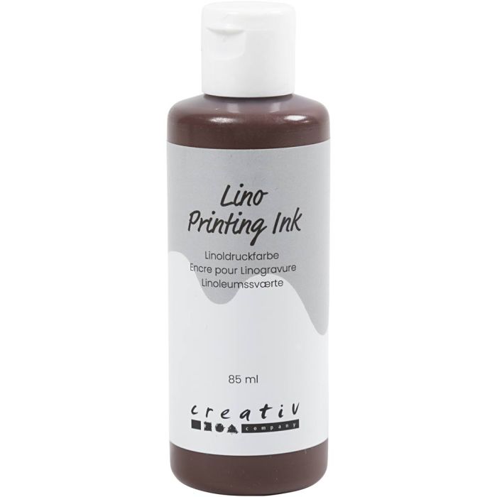 Linoleum Verf, bruin, 85 ml/ 1 fles