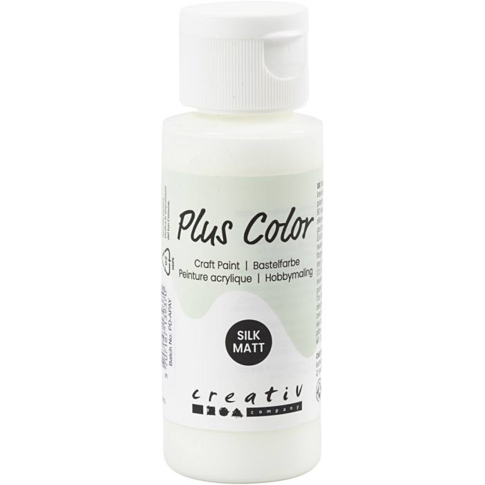 Plus Color Acrylverf, off-white, 60 ml/ 1 fles