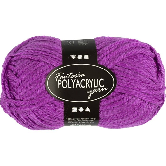 Fantasia acrylgaren, L: 80 m, needle 4,5-5, cyclaam, 50 gr/ 1 bol
