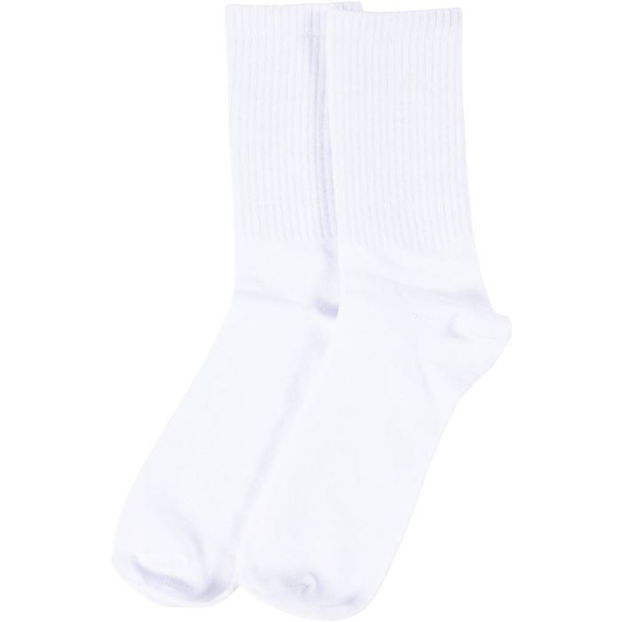 Katoenen Sokken, afm 39-42, wit, 1 paar
