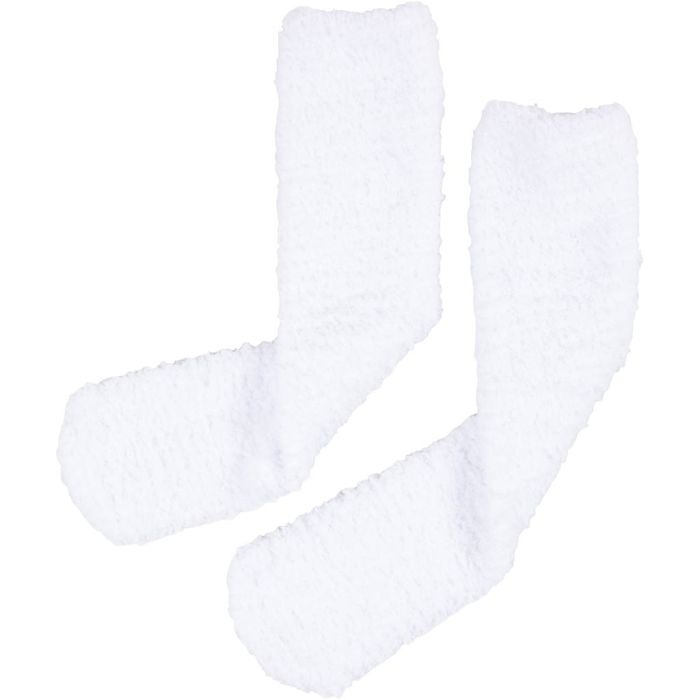 Zachte sokken, afm One-size, wit, 1 paar