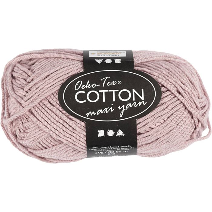 Katoengaren, afm 8/8, L: 80-85 m, needle 4-4,5, lavendel, 50 gr/ 1 bol