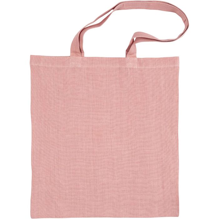 Draagtas, afm 38x42 cm, 185 gr, roze, 1 stuk/ 1 doos