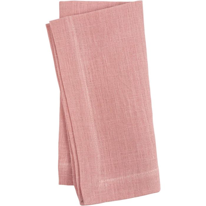 Stoffen servet, afm 42x42 cm, 185 gr, roze, 2 stuk/ 1 doos