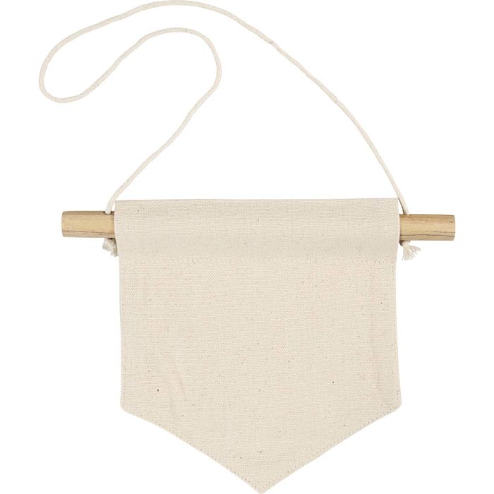 Wandbanner, Puntige vorm, H: 16,5 cm, B: 15 cm, 300 gr, licht naturel, 2 stuk/ 1 doos