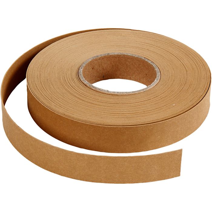 Vlechtstroken, B: 15 mm, dikte 0,55 mm, lichtbruin, 9.50 m/ 1 rol
