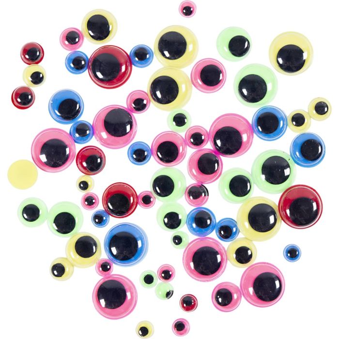 Wiebelogen, d 5-14 mm, diverse kleuren, 200 stuk/ 1 doos