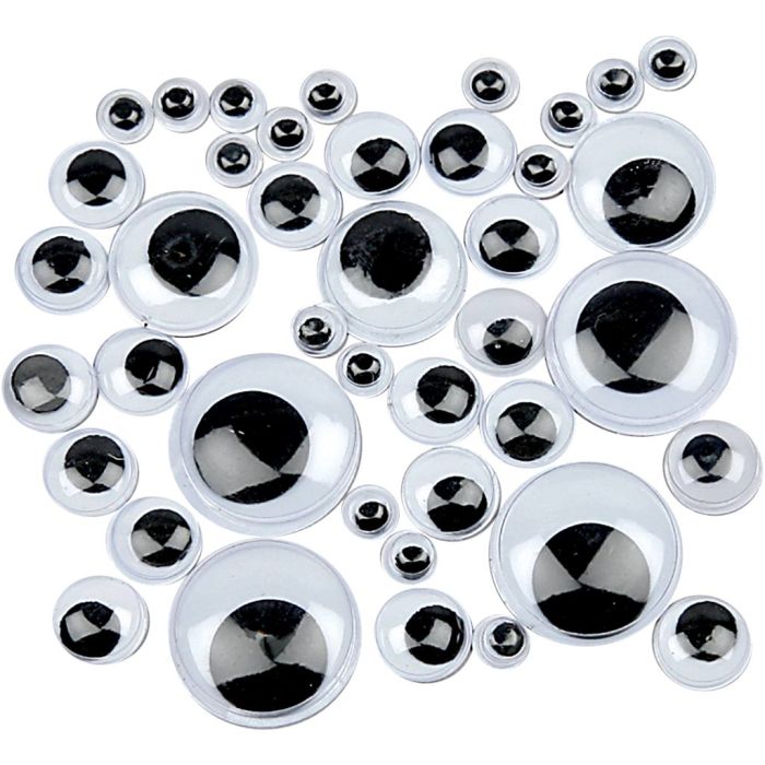 Wiebelogen, niet zelfklevend, d 6-20 mm, 1100 div/ 1 doos