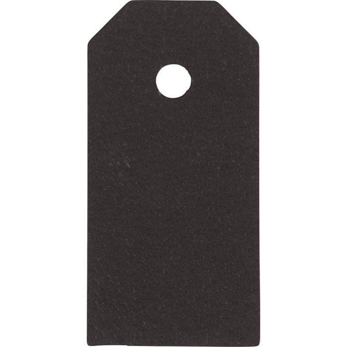 Manilla-labels, afm 3x6 cm, 250 gr, zwart, 30 stuk/ 1 doos