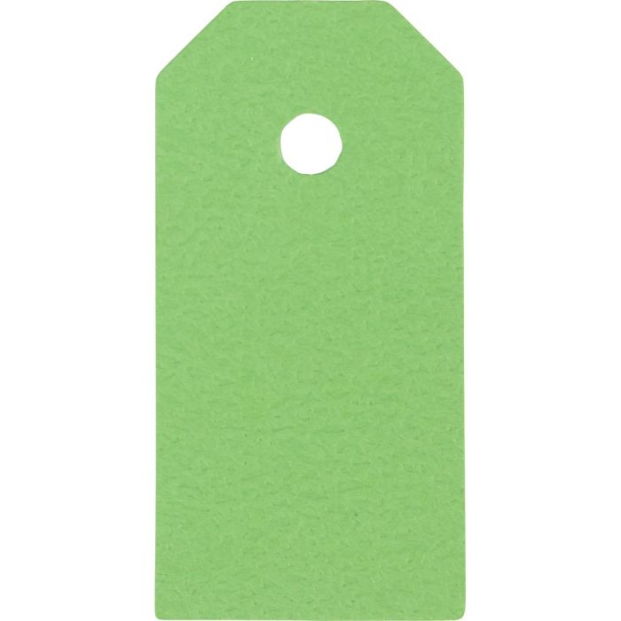 Manilla-labels, afm 3x6 cm, 250 gr, groen, 30 stuk/ 1 doos