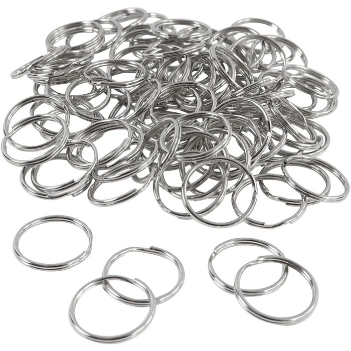 Sleutelhangers, d 20 mm, 100 stuk/ 1 doos