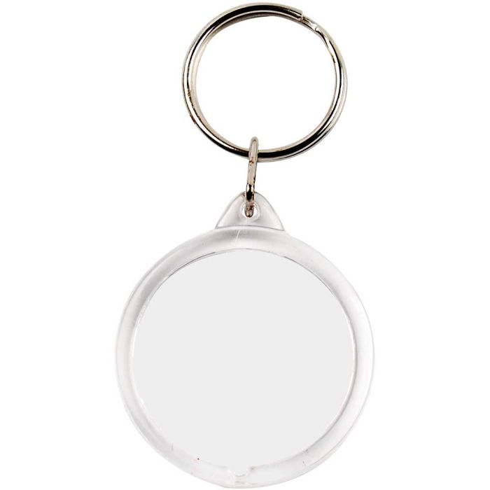 Sleutelhanger, rond, d 40 mm, 25 stuk/ 1 doos
