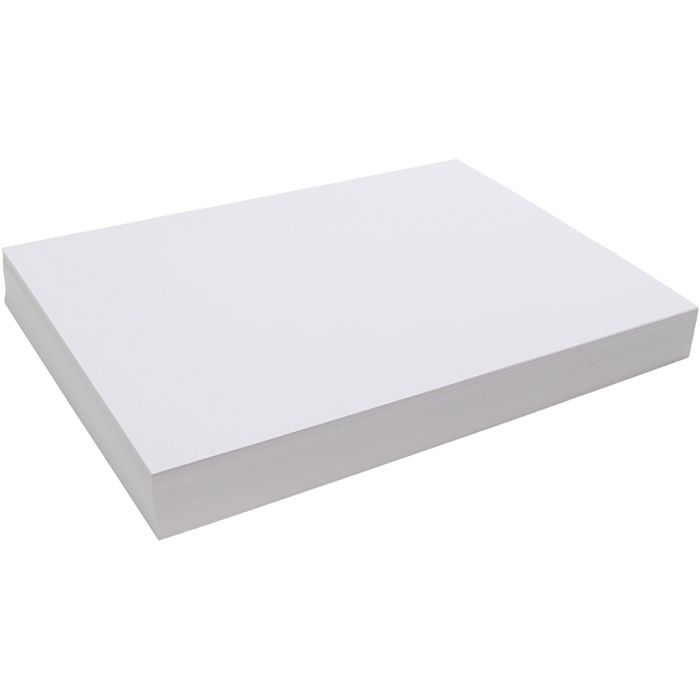 Karton, A3, vel 297x420 mm, 180 gr, wit, 20 vel/ 1 doos