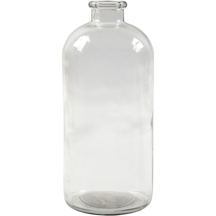 Apothekersfles, H: 24,5 cm, d 10,5 cm, gatgrootte 2,6 cm, 6 stuk/ 1 doos