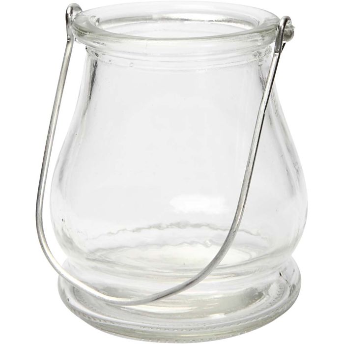 Lantaarn, H: 10 cm, d 9 cm, 12 stuk/ 1 doos