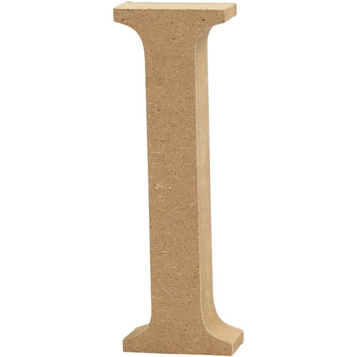 Letter, I, H: 13 cm, dikte 2 cm, 1 stuk