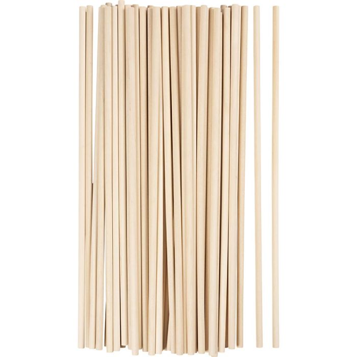 Bloemstokken, L: 30 cm, d 6 mm, 50 stuk/ 1 doos