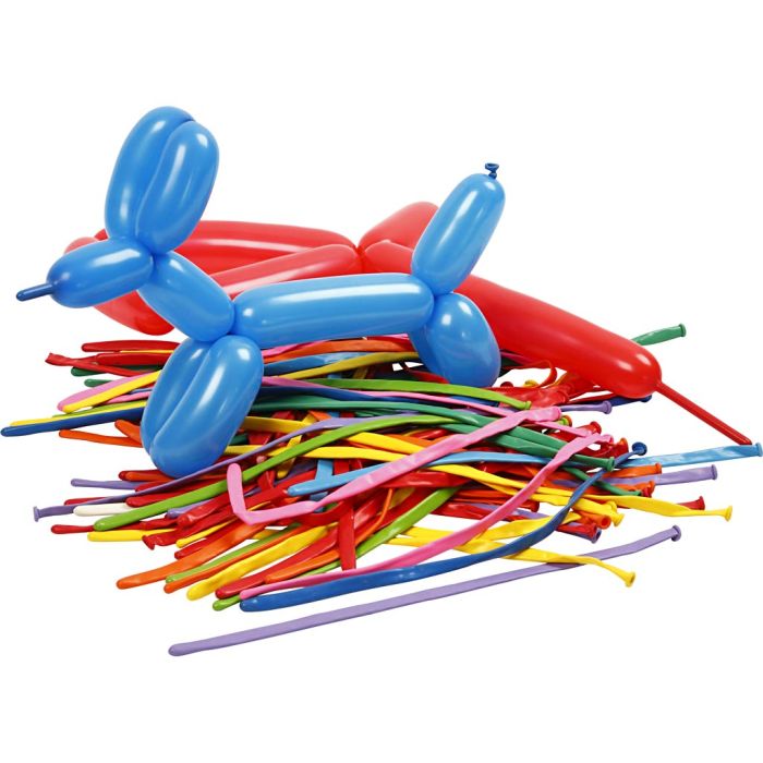 Ballonnen, lang, L: 152 cm, 100 stuk/ 1 doos