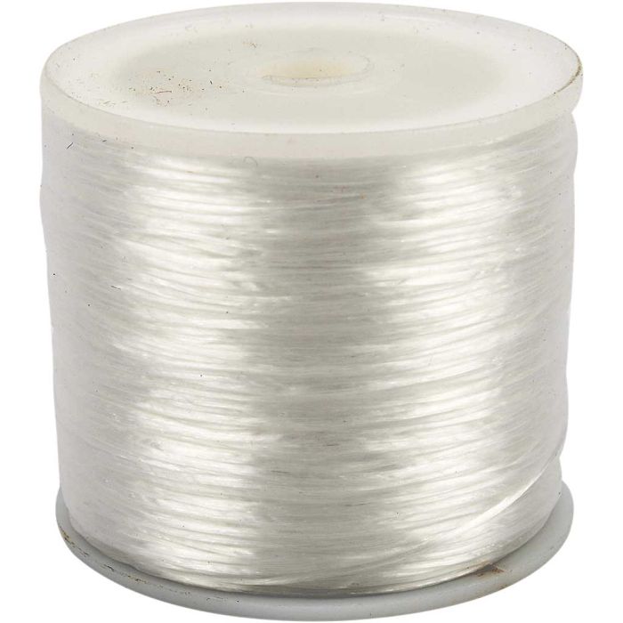 Elastisch koord, plat, dikte 1 mm, 100 m/ 1 rol