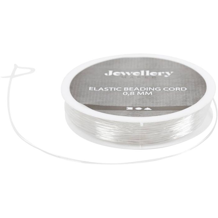 Elastisch koord, rond, dikte 0,8 mm, 10 m/ 1 rol