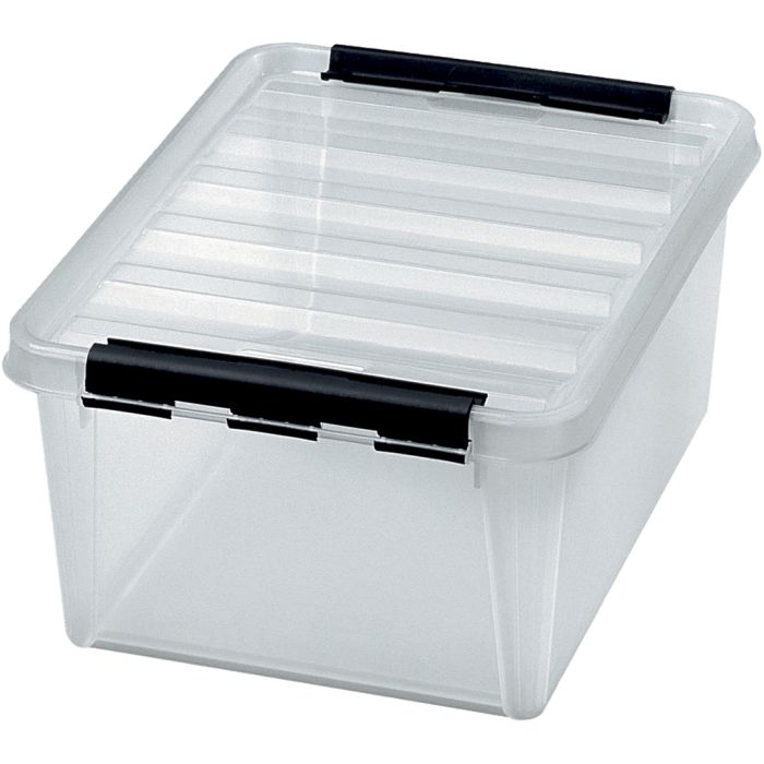 Opbergdoos met deksel, afm 40x30x18,5, 15 L, 1 stuk