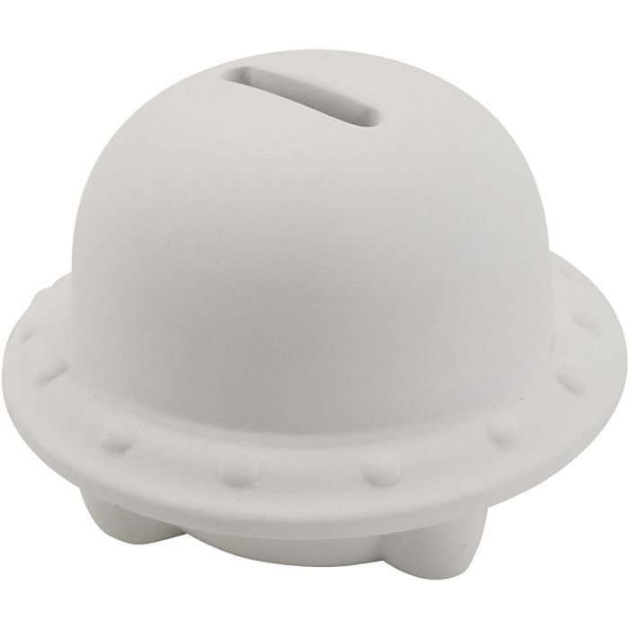 Spaarpot, UFO, afm 9x9x8 cm, 6 stuk/ 1 doos