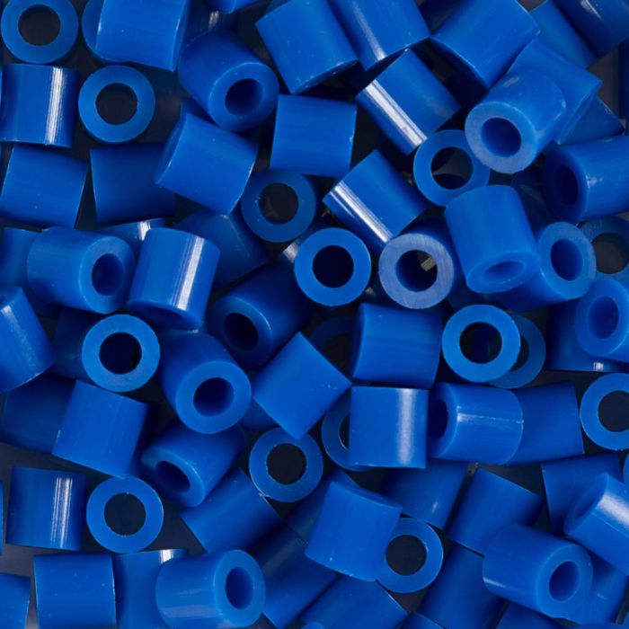 Foto kralen, afm 5x5 mm, gatgrootte 2,5 mm, medium, donkerblauw (37), 6000 stuk/ 1 doos