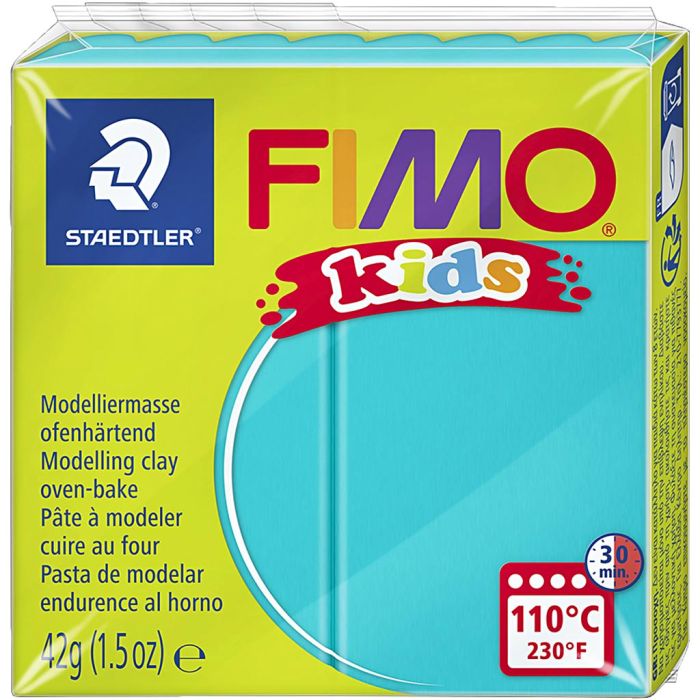 FIMO® Kids Boetseerklei, turquoise, 42 gr/ 1 doos